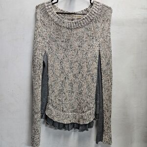 Anthropologie MOTH wool mohair blend pullover knit sweater ~ womens medium